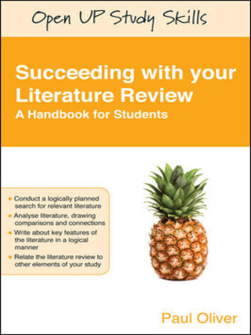 Title details for Succeeding with Your Literature Review by Paul Oliver - Available
